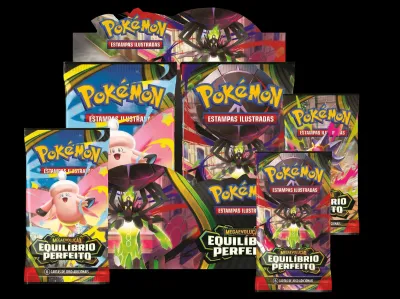 Box Display 36 Pacotes Equílibrio Perfeito Mega Evolução 3.0